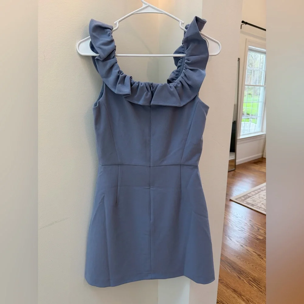 French Connection Ruffle-Neck Dress - Picture 2 of 3
